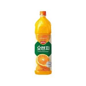 [셀러허브]롯데 델몬트 오렌지 주스 1.5L x12펫 무 (S9142620)
