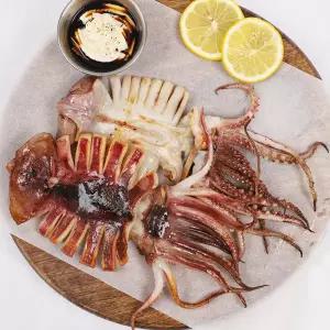 [롯데백화점]인정식탁 강영수산 구룡포 반건조오징어 5+5미 왕특특대 (1kg+1kg)