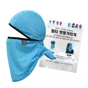 야외작업 골프 안면가리개 여름마스크 두건형 재질 줄