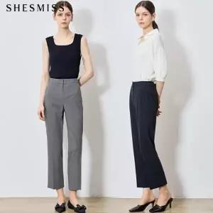 [쉬즈미스(SHESMISS)] 차르르 소프트 크롭 팬츠 (택가격: 178000원)