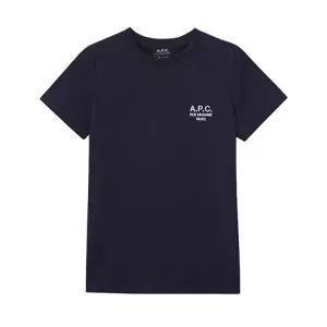 [아페쎄 APC] COEZC F26842 IAK DARK NAVY 여성 반팔티