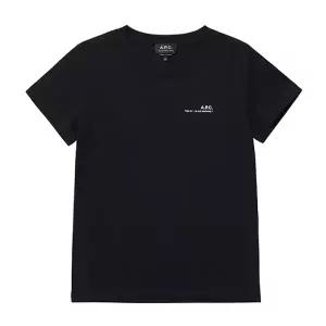 [아페쎄 APC] COFBT F26012 LZZ BLACK 여성 반팔티