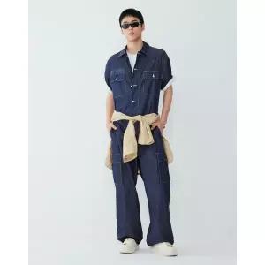 [매장정품] STUDIO TOMBOY [MEN] 카고 점프수트_블루 9155262113 2505674181