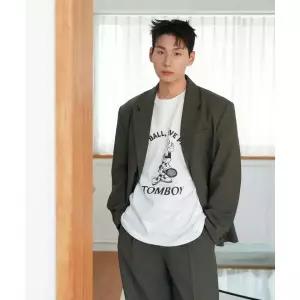 [매장정품] STUDIO TOMBOY [MEN] 오버핏 셋업 자켓_카키 9155312554 2508280399