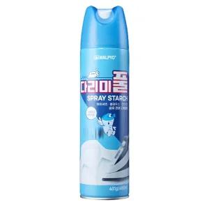 다리미풀 다림질풀 스프레이 480ml 분무형 의류 정전기방지 구김방지 셔츠