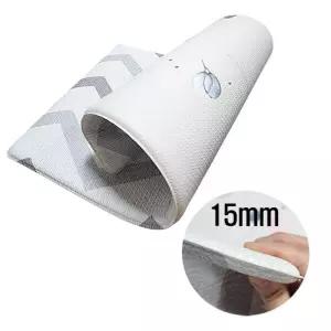 푹신한두께감 냉기차단 양면 키친매트 15T 꽃잎 75X45cm 예쁜발메트 발닦개 가정 부엌