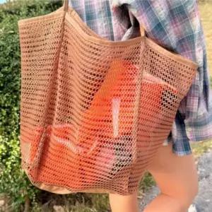 여름 물놀이 가방 메쉬 비치백 숄더백 수영장 메쉬백 토트백