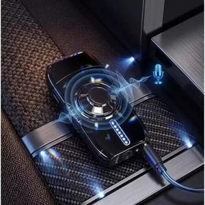 1+1 led 메탈 스마트 라이터 음성 인식 점화기 방풍 피젯터보라이타