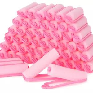 MAQIHAN 56PCS 폼 헤어 롤러 - 무열 컬러를 위한 0.59인치 스펀지 짧고 긴 슬립 롤로스 파라 카벨로 작은