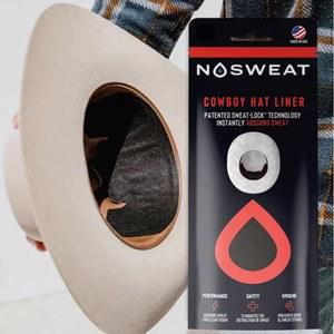 카우보이 모자 스웨트 라이너 & 라이딩 헬멧 - 미국산 NOSWEAT 3 | 6 12 25 50