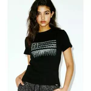 엔와이엑스엑스 METAL NYX FLAG TEE BLACK