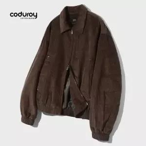[매장정품] 디미트리블랙 2WAY 크롭 코듀로이 드리즐러 자켓_브라운 2843046