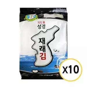 성경김 재래 조각김 17g x 10개