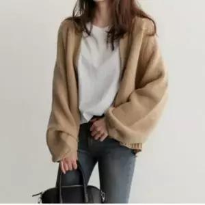 [하프클럽/]니트롱 오픈 카디건 루즈 루즈핏롱 데일리 가디건 숄