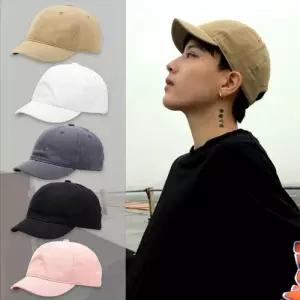 숏챙볼캡 5cm 챙 모자 남녀공용 위아 소두 무지 여성