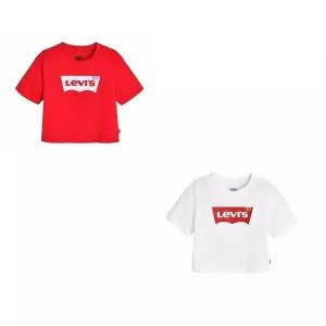 매장정품 LEVI'S 리바이스 리바이스키즈 V242TS120P, V242TS320P - 배트윙크롭반팔티셔츠(105~170) V242TS1