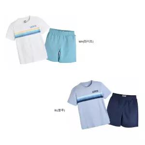매장정품 LEVI'S 리바이스 리바이스키즈 V252ST353P - 서핑도그상하세트(반팔반바지) 1877844