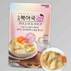더독 반려동물 수제 북어국 150g 화식 반려견 영양