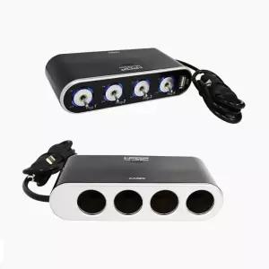 카렉스 아이팝 스위치 USB 4구소켓 / 멀티 시가잭