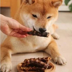 강아지 수제 미우 뼈간식 오리 1kg 1P 오래 목뼈 영양