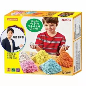지금 필요한 5색 유아 도너랜드뽀송이모래 48748 클레이 벌크팩