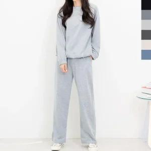 이 GQQ M780_M280 여자맨투맨와이드바지세 트레이닝
