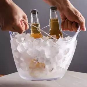 투명 맥주 12L 얼음통 아이스버킷 칠러 쿨러 와인