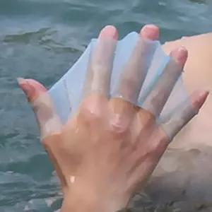 위아 물갈퀴 장갑 손가락오리발패드 다이빙 수영