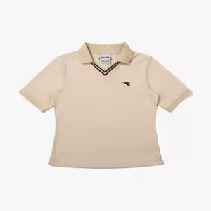 디아도라 코모도 PK 반팔 티셔츠 우먼 BEIGE D4222TTS42BGS