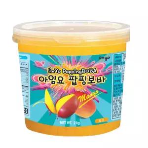 아임요 팝핑보바 망고 2kg 티타임 카페 샌드위치 힐링 아이스티 아이스커피