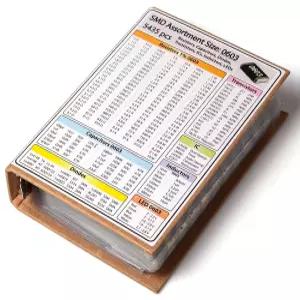 저항기 커패시터 및 전자 부품 모음집 5435개 (SMD 0603)