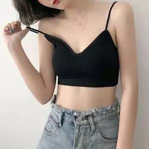 여자 이우 여름 스포츠 브라 단체 댄스복 캡캡 렛탑