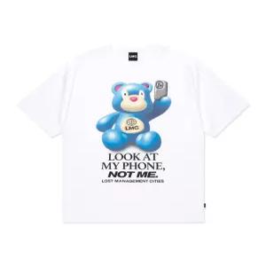 엘엠씨 3D BEAR TEE white 0LM45STS509WHT