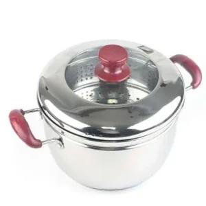 만두 찜솥 찜냄비 2단 찜통 찜판 찜기 스텐 24호