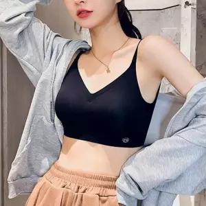 뒤태반전 아무 브라 노와이어 스포츠브라 처진가슴