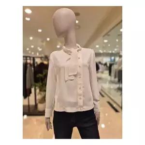 올리비아로렌 NEW. 타이형 크랍 블라우스 VOCNL5S2121 798353