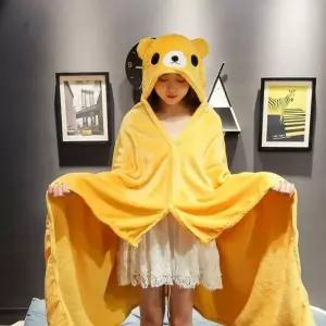 다세코 동물 캐릭터 후드담요 모자담요 무 밍크 도매