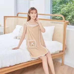 극세사 샤워가운 소프트 위아 목욕 수면 잠 잠옷