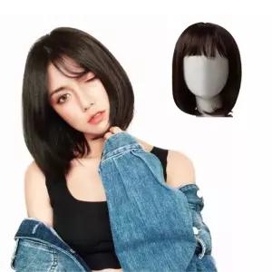 여성가발 단발 앞머리 일자 티안나는 미용 헤어뽕