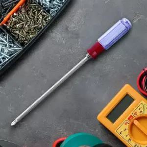 CH투명양용드라이버6x6인치 양날 일자 십자 시계 정밀