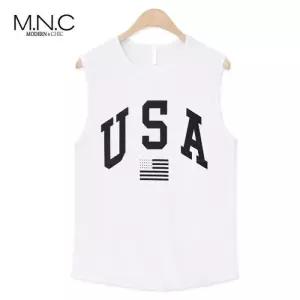 [엠엔씨][MNC] USA 나염 나시티 (MDST217YO)
