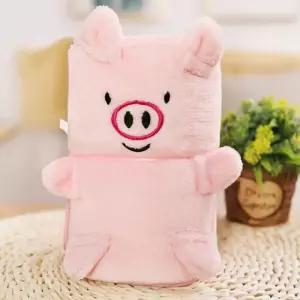 무릎담요 캐릭터 미우 극세사 따뜻한 사무 동물