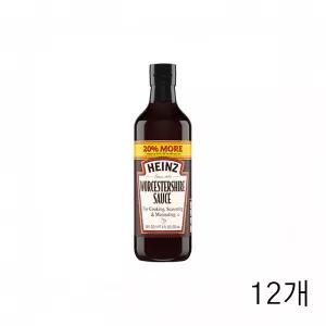 하인즈 우스타소스 510g X 12개 돈카츠소스 양념소스 일식돈까스소스 우스터소스