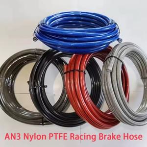 스테인리스강 편조 바이크 오토바이 유압 브레이크 호스 라인  나일론 PTFE 클러치 오일 더트 바이크 개조