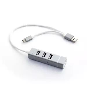 OTG 위아 USB허브 4포트 C타입 A타입 노트 USB분배기