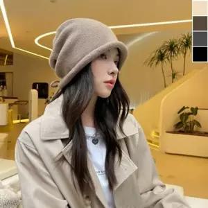 끈조절 니트 비니 미우 1P 겨울 보온 캐주 패션 모자