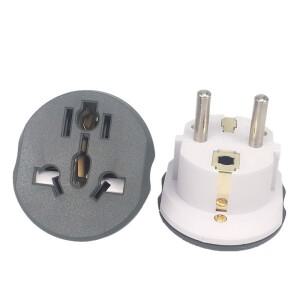 EU 플러그 어댑터 미국 16A 250V 범용 여행 소켓 AU UK CN  Kr 벽