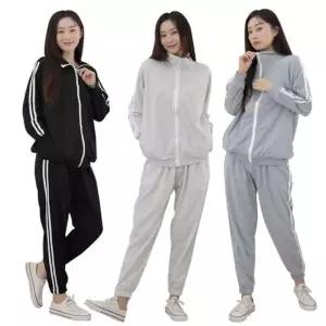 여성 2선 집업 상하세트 밴딩 위아 트레이 추리닝