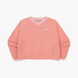 디아도라 V넥 긴팔 피스테 우먼 CORAL D5322TPI03COS