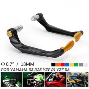바이크 오토바이 레버 가드 브레이크 클러치 핸들 바 보호대 Yamaha R3 R25 Yzf R1 R6 모터 ABS + 알루미늄